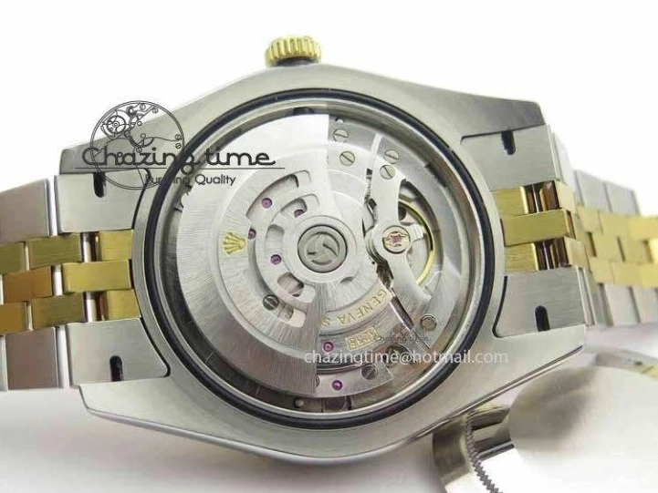 Roman YG Maker Black On Bracelet Edition A2813 BP Best 41mm DateJust SS Jubilee Dial II 0521